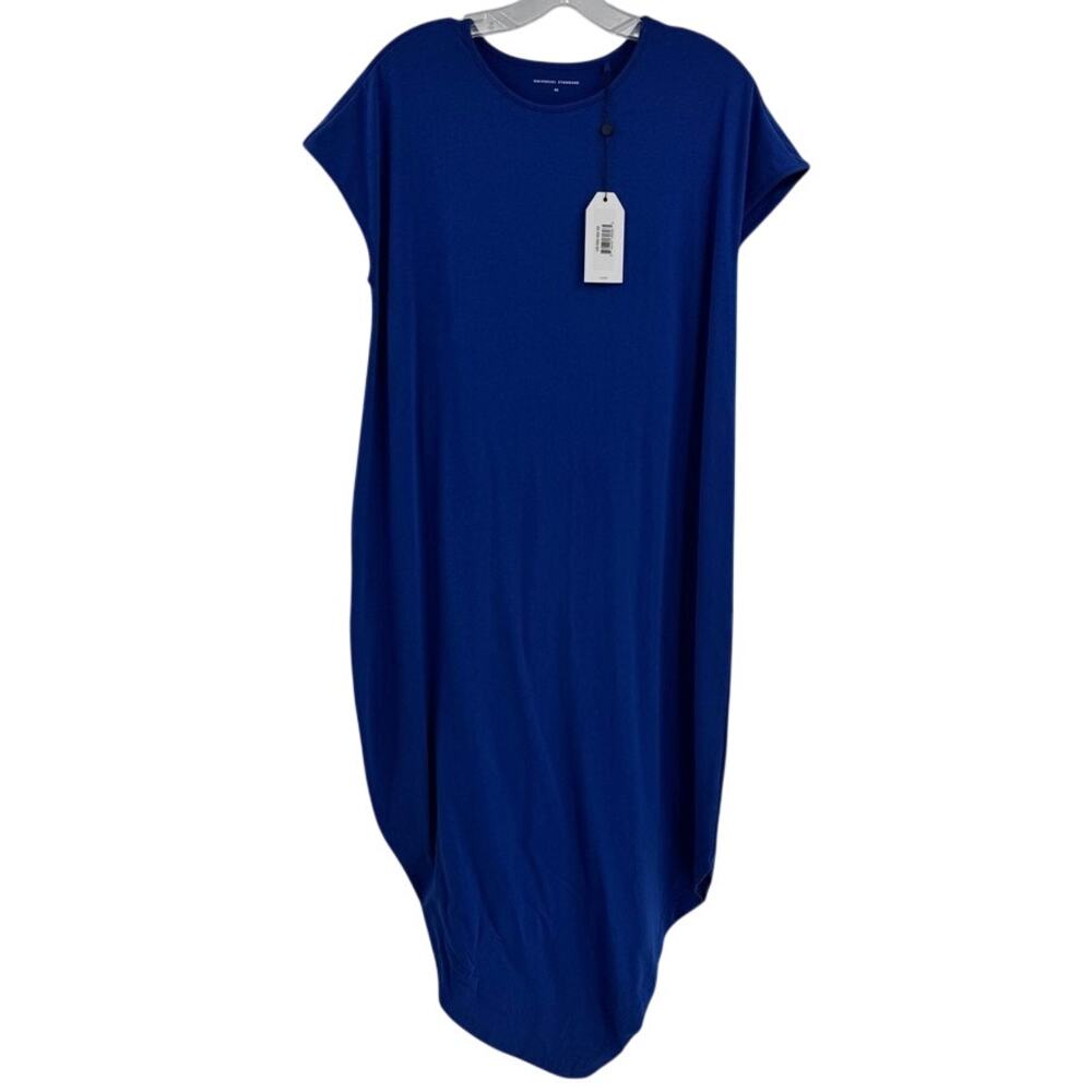 Universal Standard Asymmetrical Geneva Dress Cap Sleeve Maxi Sz XS